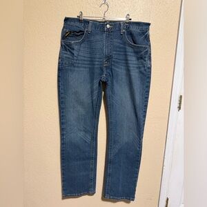 Men’s Ariat Rebar M5 Straight Leg Jeans Size 38x34